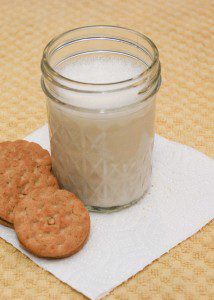 Soy Milk and cookies