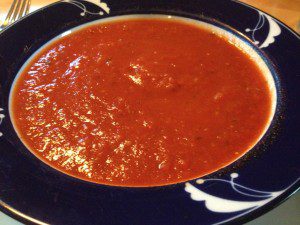 Roasted Red Pepper and Tomato Soup - The Veggie Queen