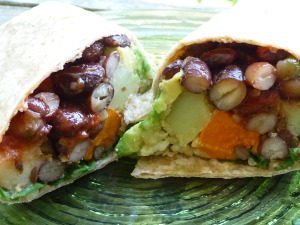 Vegan Burrito - The Veggie Queen